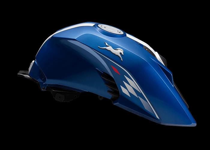 TVS Apache RTR 160 4V Refresh with ABS Blue-1