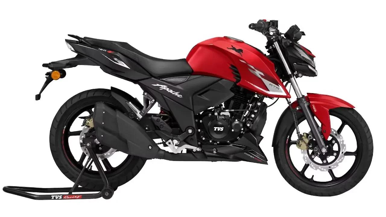 TVS Apache 160 4V USD Racing Red