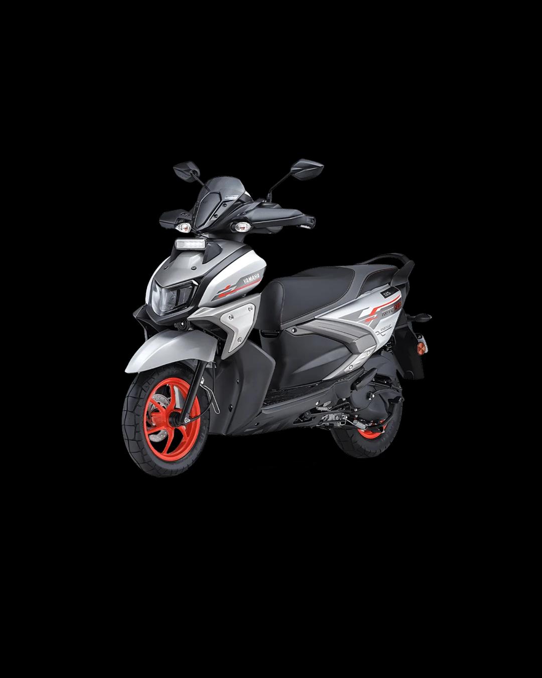 Yamaha RayZR 125 FI Street Rally Hybrid BS6 Street Rally Hybrid Premium Light Grey Vermillion-1
