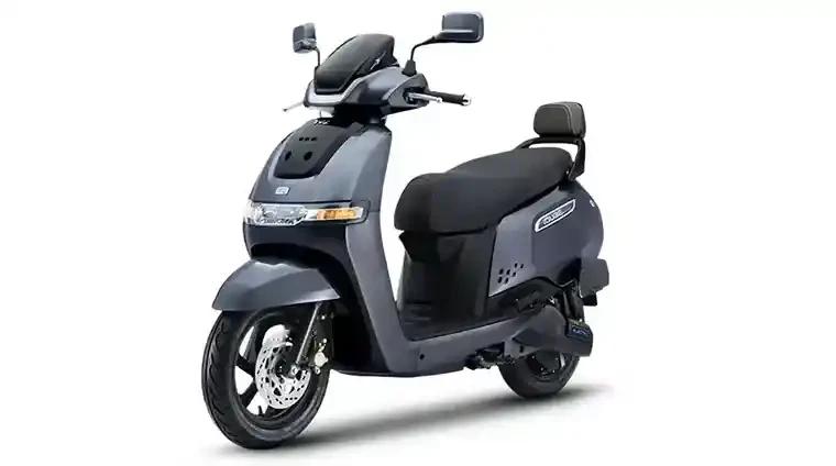 TVS iQube 3.0 Titanium Grey-1