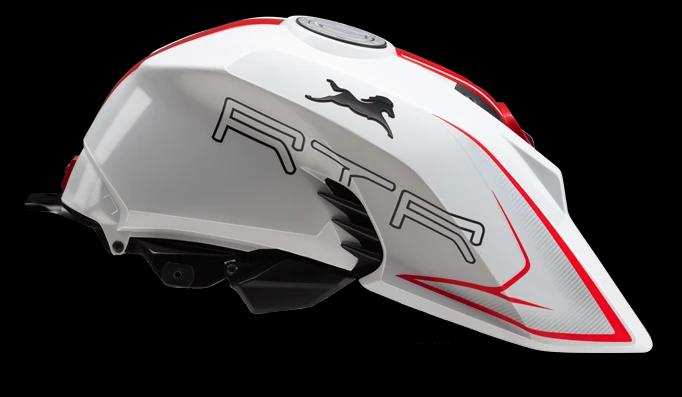 TVS Apache RTR 200 4V RTFI BS6 Pearl White-1