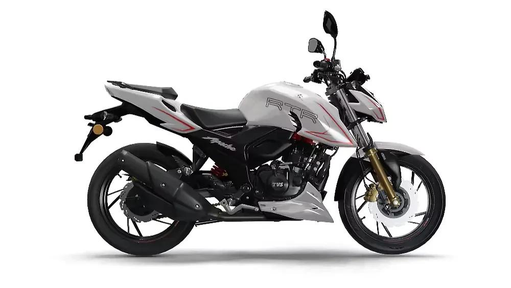 TVS Apache RTR 200 4V ABS Pearl White
