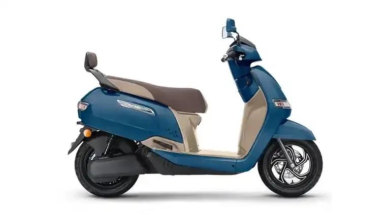 TVS iQube 3.0 Starlight Blue Beige-1