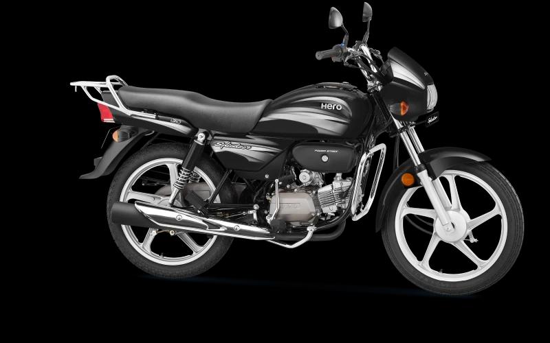 Hero Splendor Plus i3s BS4 Black Grey-1