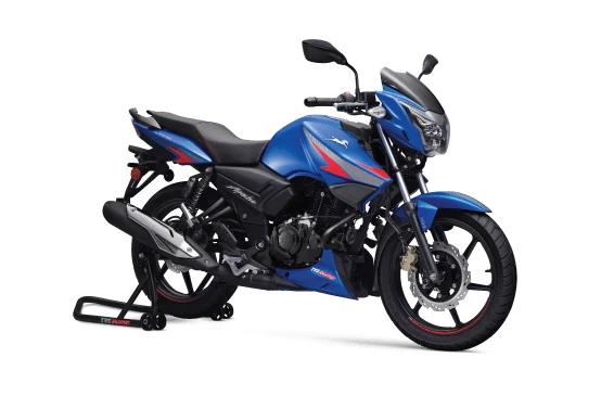TVS Apache RTR 160 2V Refresh Matte Blue-2