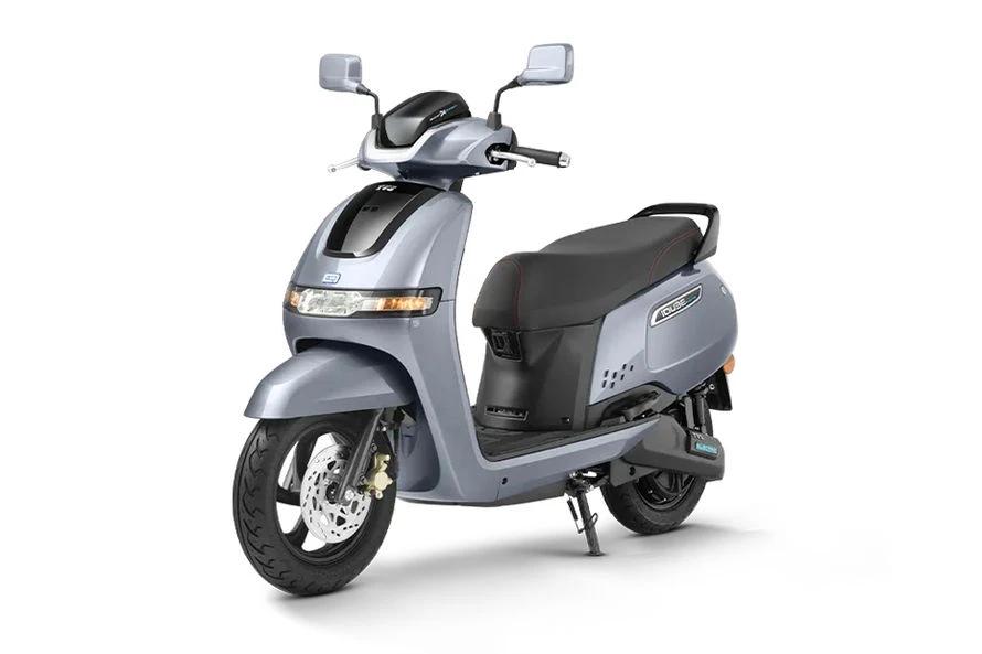 TVS iQube 2.2 kWh Titanium Grey