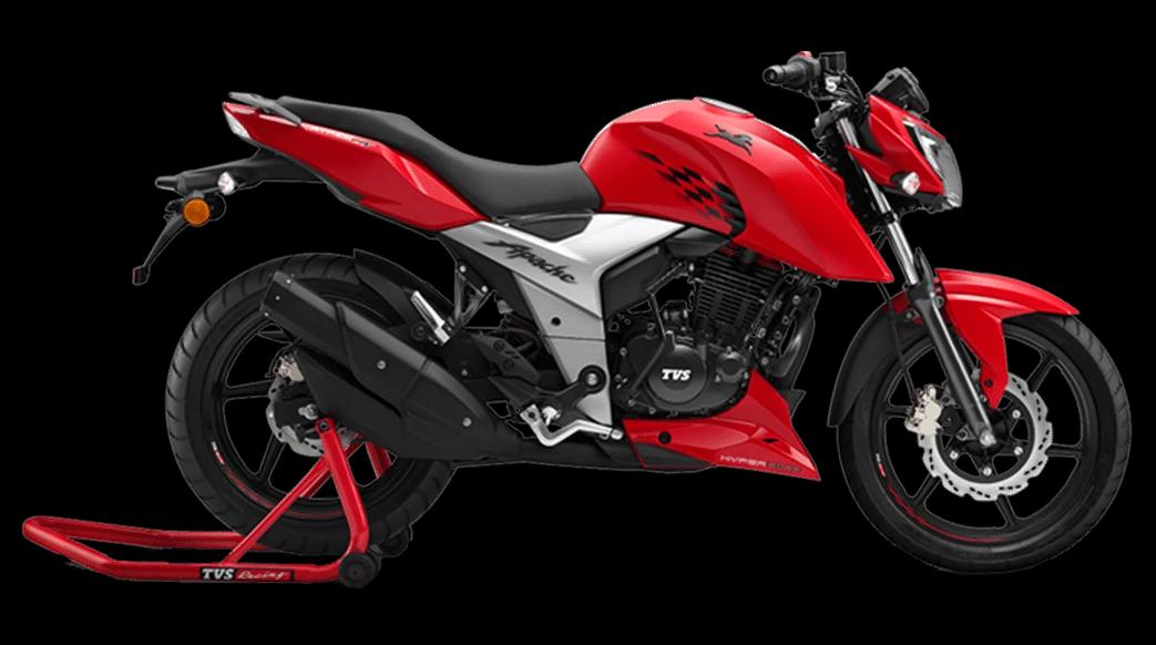 TVS Apache RTR 160 4V Refresh with ABS Red