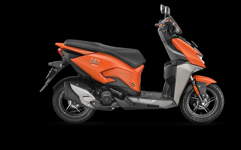 Hero Xoom 110 VX FI BS6 Matt Abrax Orange