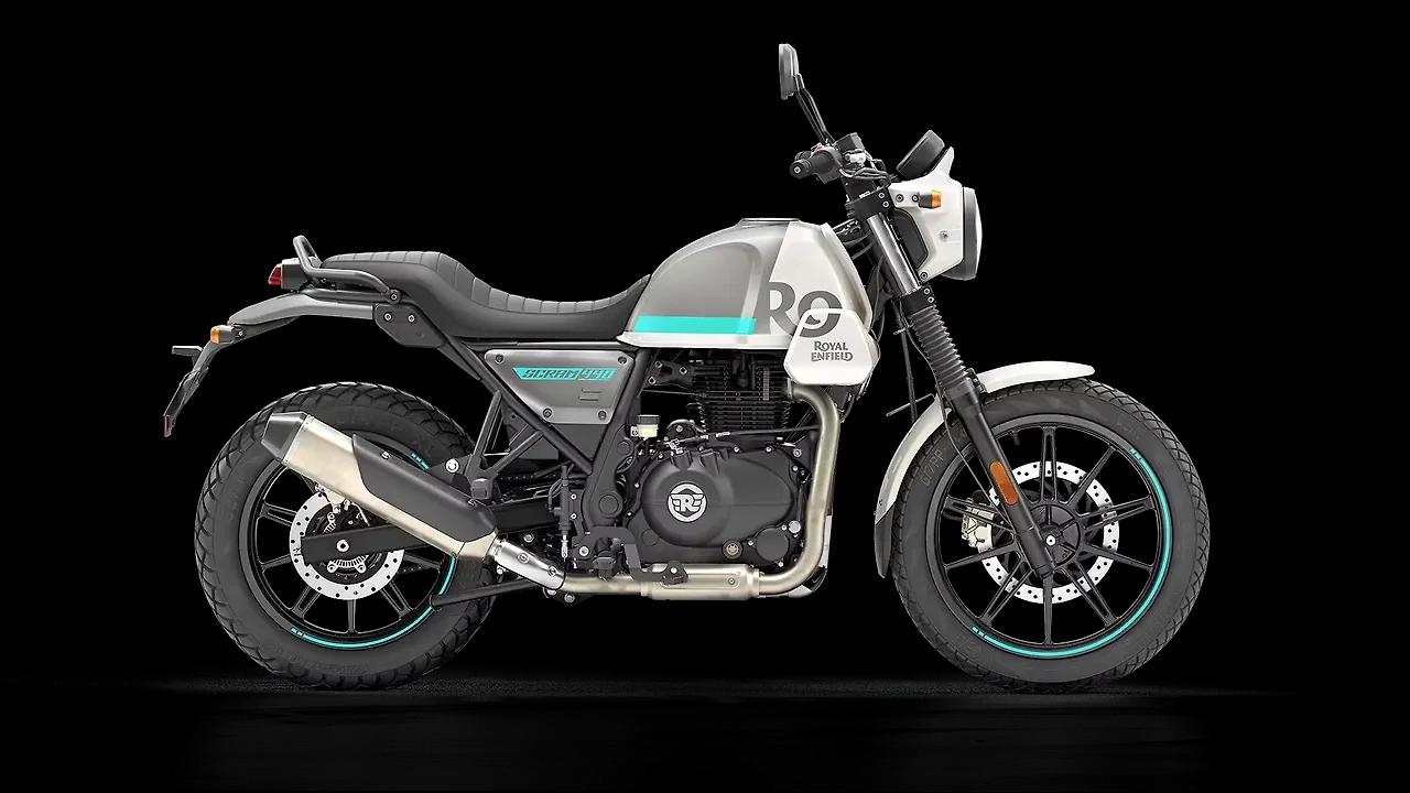 Royal Enfield Scram 440 Trail Blue-1