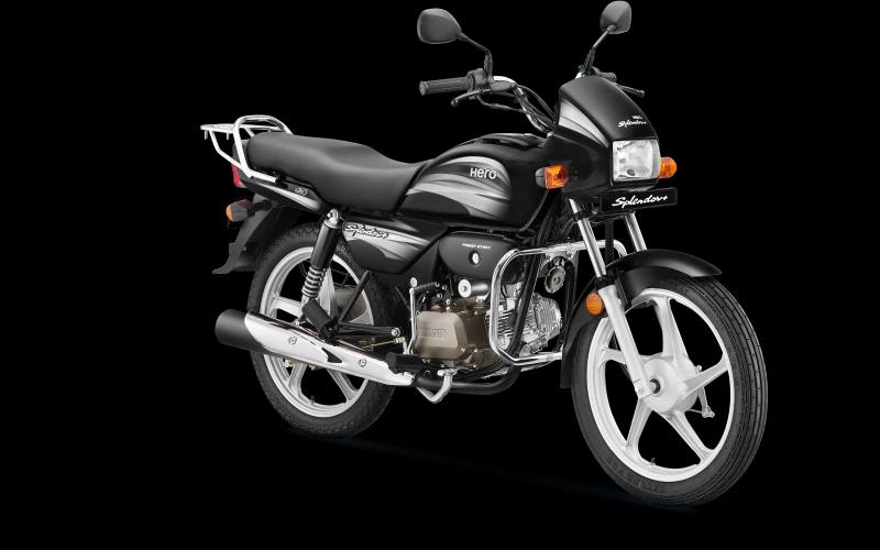 Hero Splendor Plus i3s BS4 Black Grey-3