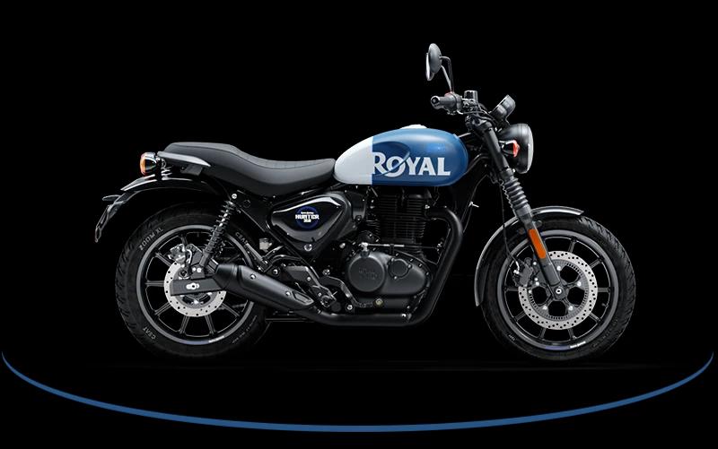 Royal Enfield Hunter 350 Rebel Blue