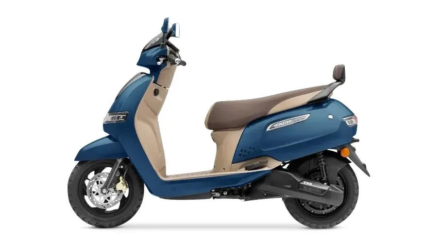 TVS iQube S 3.5 kWh Starlight Blue