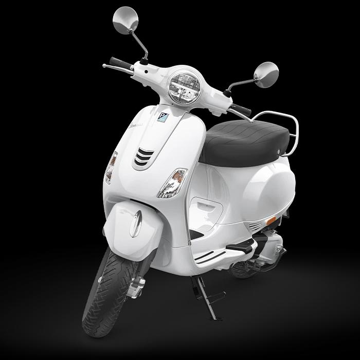 Vespa 125 OBD II Stage B BS6 Pearl White